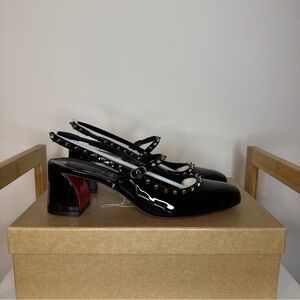 Christian Louboutin Janispikes 55mm in Patent Leather